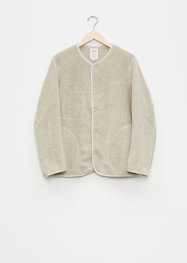 Men's Fleece Collarless Jacket