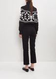 Cotton Lara Fairisle Turtleneck Sweater