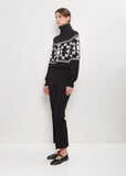 Cotton Lara Fairisle Turtleneck Sweater