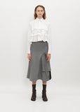 Oversized Pocket Striped Skirt