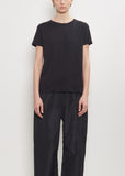 Cotton Turin Short Sleeve Tee — Black