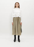 Oversized Pocket Twill Skirt