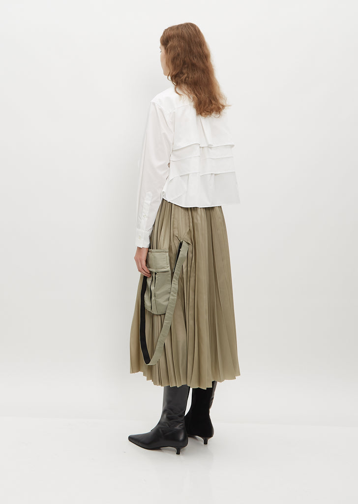 Oversized Pocket Twill Skirt