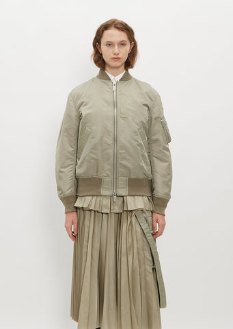 Arm Pocket Twill Jacket - Light Khaki