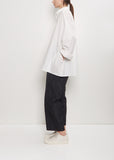 Binan Cotton Side Pockets Shirt — Off White
