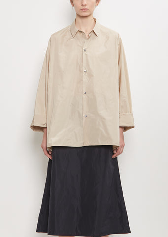 Binan Technical Side Pockets Shirt — Desert