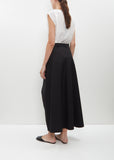 Wool Wrap Front Skirt