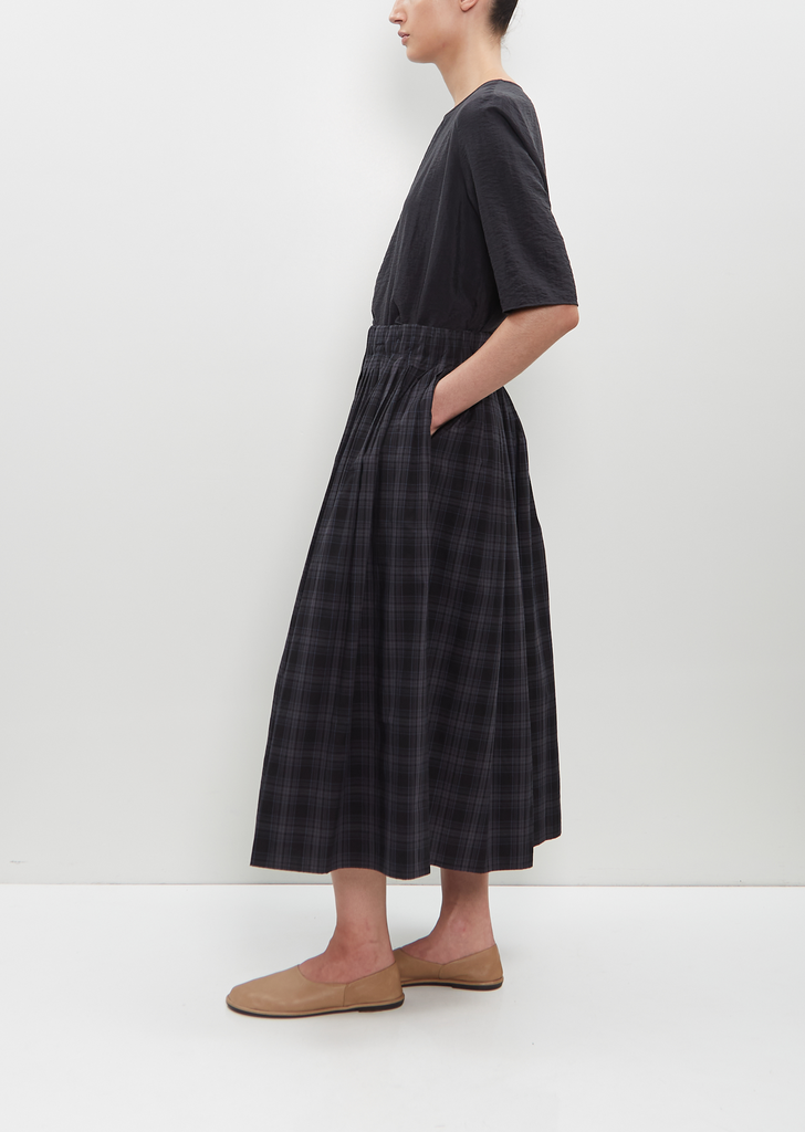 Tartan Popeline Skirt