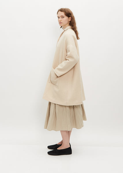 ジャケット・アウター AROUND FLAVA wool oversized gown coat Jacques 25| long hooded victorian coat (100% wool) – Linennaive