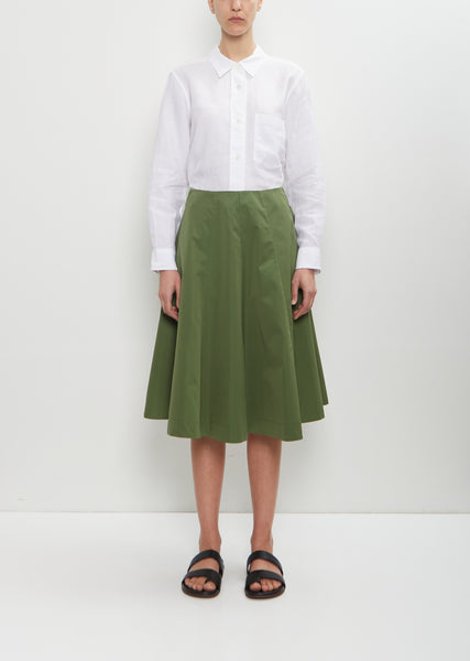 Margaret Howell｜SKIRTS (MHL PATCH POCKET SKIRT - INDIGO Indigo cotton Patch Pocket Skirt | MHL. by Margaret Howell