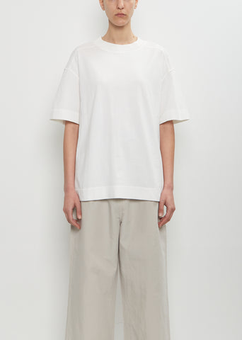 Cotton Relaxed T-Shirt — Off White