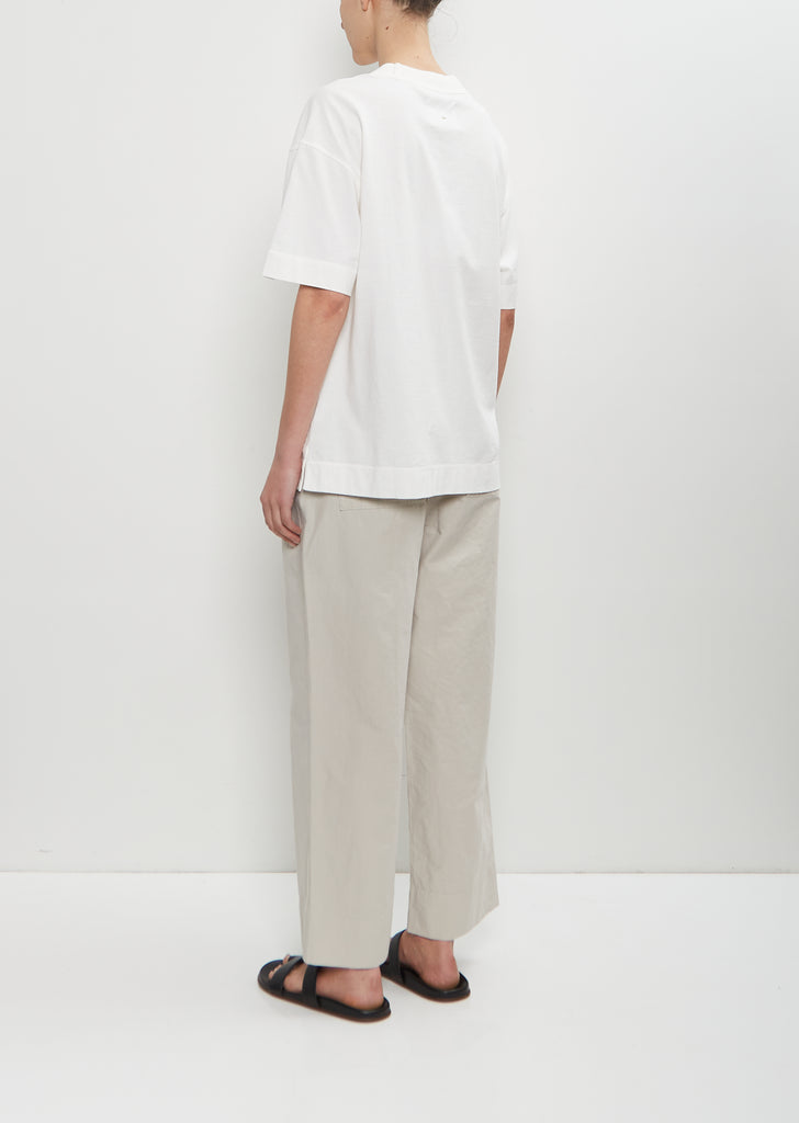 Cotton Relaxed T-Shirt — Off White