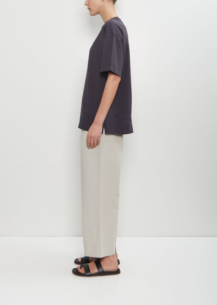 Cotton Relaxed T-Shirt — Ink