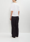Cotton Linen Simple T-Shirt — White