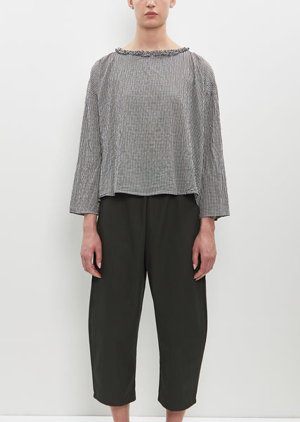トップス apuntob/shirt crinkle micro vichy cotton Feb2021Session19050_TMHILHPS20