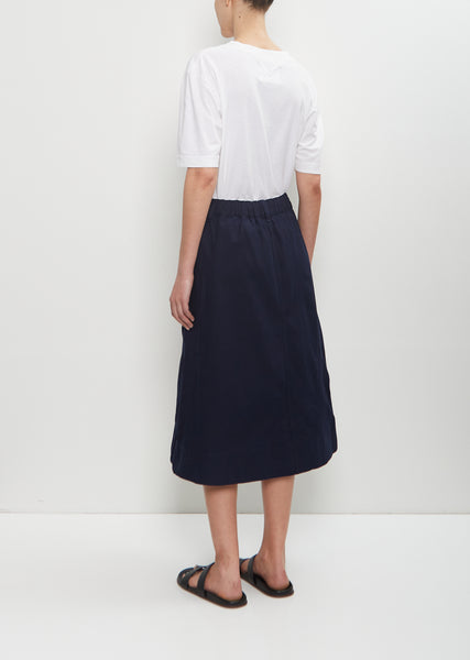 Margaret Howell｜SKIRTS (MHL PATCH POCKET SKIRT - INDIGO Indigo cotton Patch Pocket Skirt | MHL. by Margaret Howell
