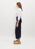Work Cotton Pants — Blue