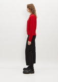 Crew Neck Long Sleeve P.O — Red
