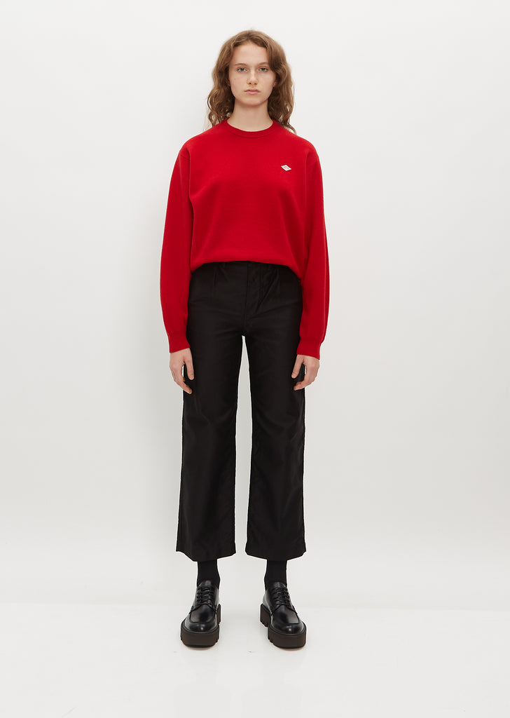 Work Cotton Pants — Black