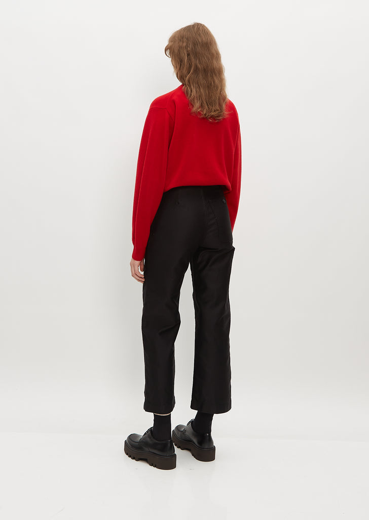 Work Cotton Pants — Black