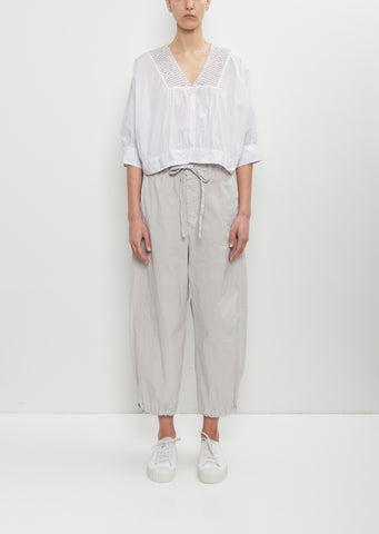 Cotton String Belt Trousers