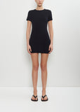 Washable Wool Pile Mini Dress