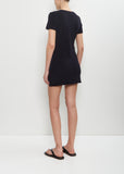 Washable Wool Pile Mini Dress