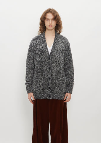 Toka Cardigan — Ecru/Black