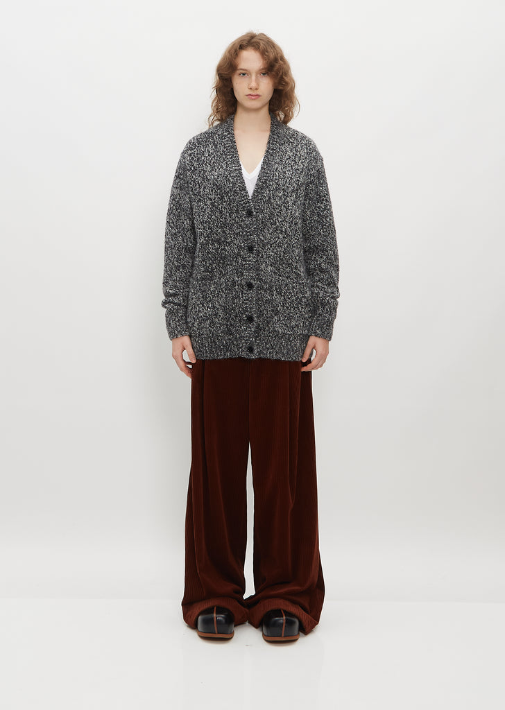 Toka Cardigan — Ecru/Black