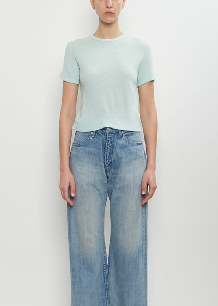【AURALEE】WASHABLE WOOL PILE TEE Olive BIOTOP(ビオトープ) / WOMEN【AURALEE】WASHABLE WOOL PILE TEE