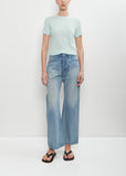 Selvedge Faded Light Denim Pants