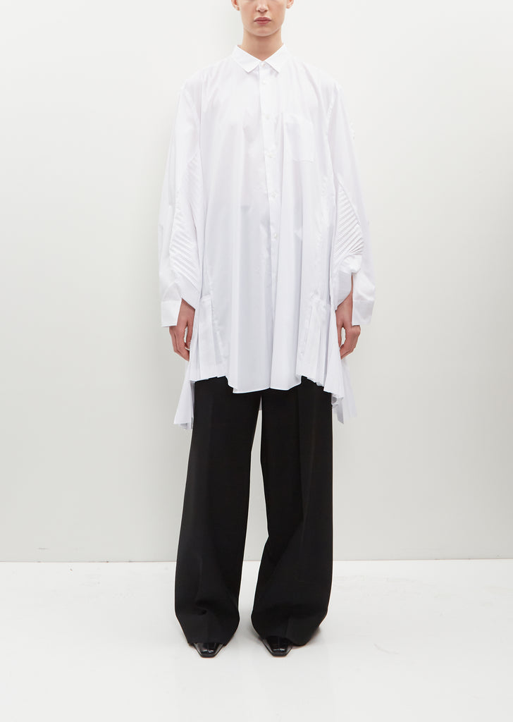 Poly Pleated Blouse