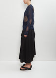Cotton Flax Open Knit Sweater