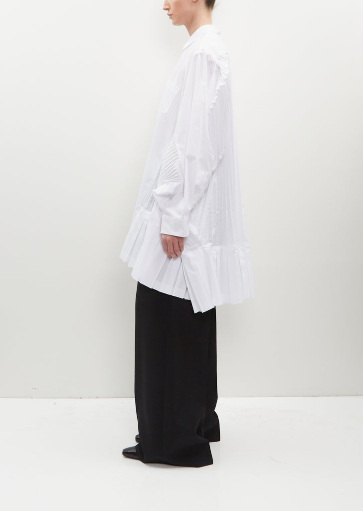 Poly Pleated Blouse