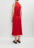 Draped Sleeveless Dress