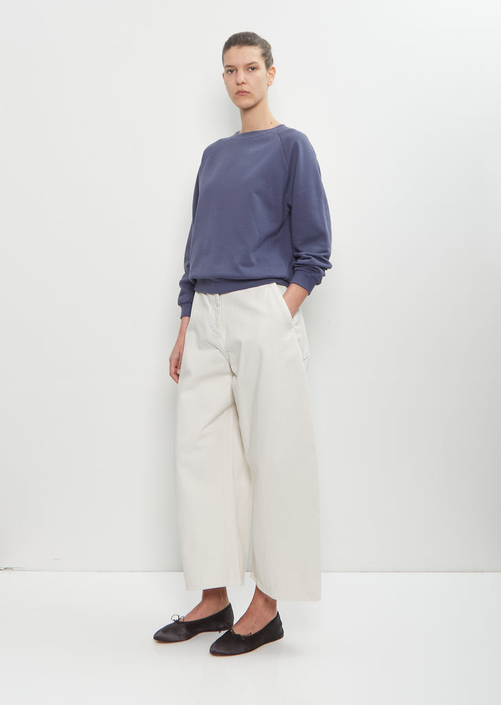 Studio Cotton Sweatshirt — Collegiate Blue