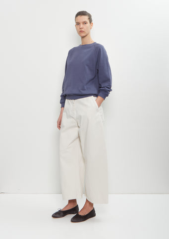 Studio Cotton Sweatshirt — Collegiate Blue