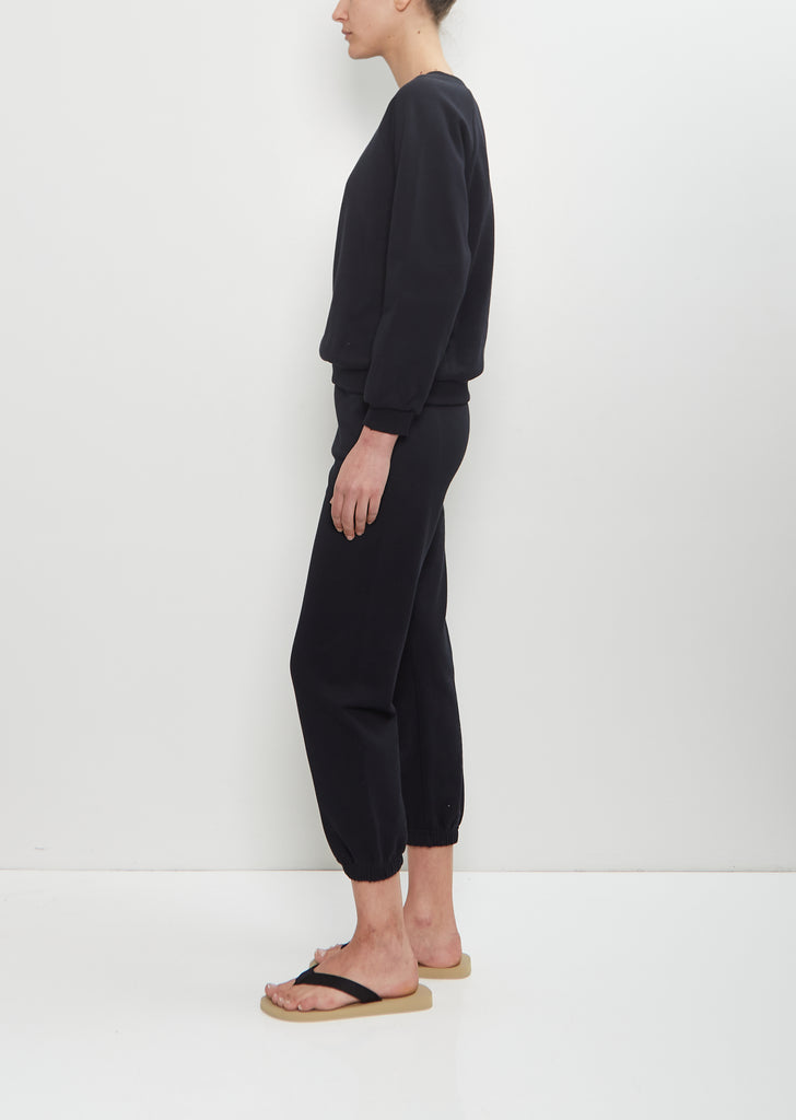 Studio Cotton Sweatpant — Faded Black