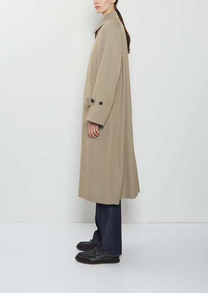 Light Wool Max Gabardine Coat – La Garçonne