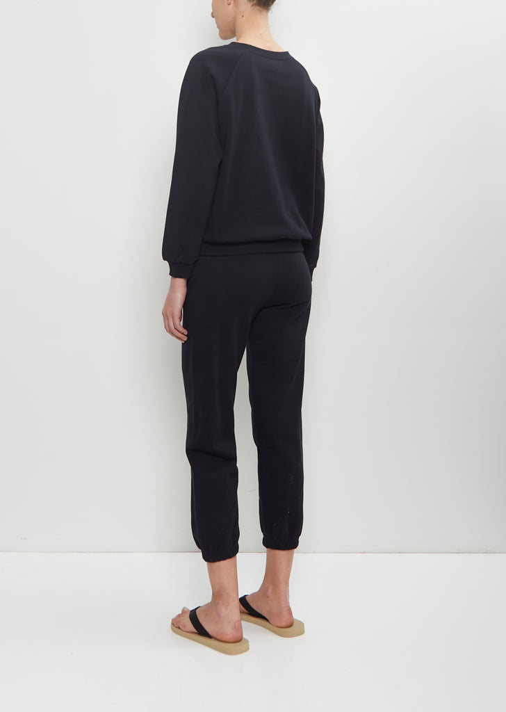 Studio Cotton Sweatpant — Faded Black