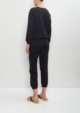 Studio Cotton Sweatpant — Faded Black