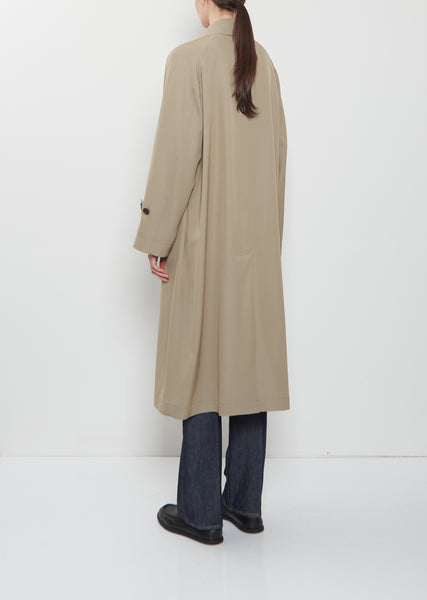 Light Wool Max Gabardine Coat – La Garçonne