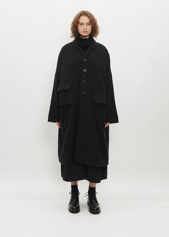 Wool and Cashmere Loose Coat