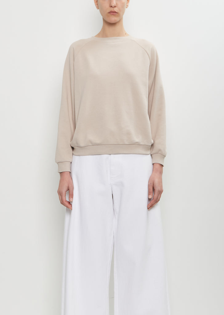 Studio Cotton Sweatshirt — Light Mauve