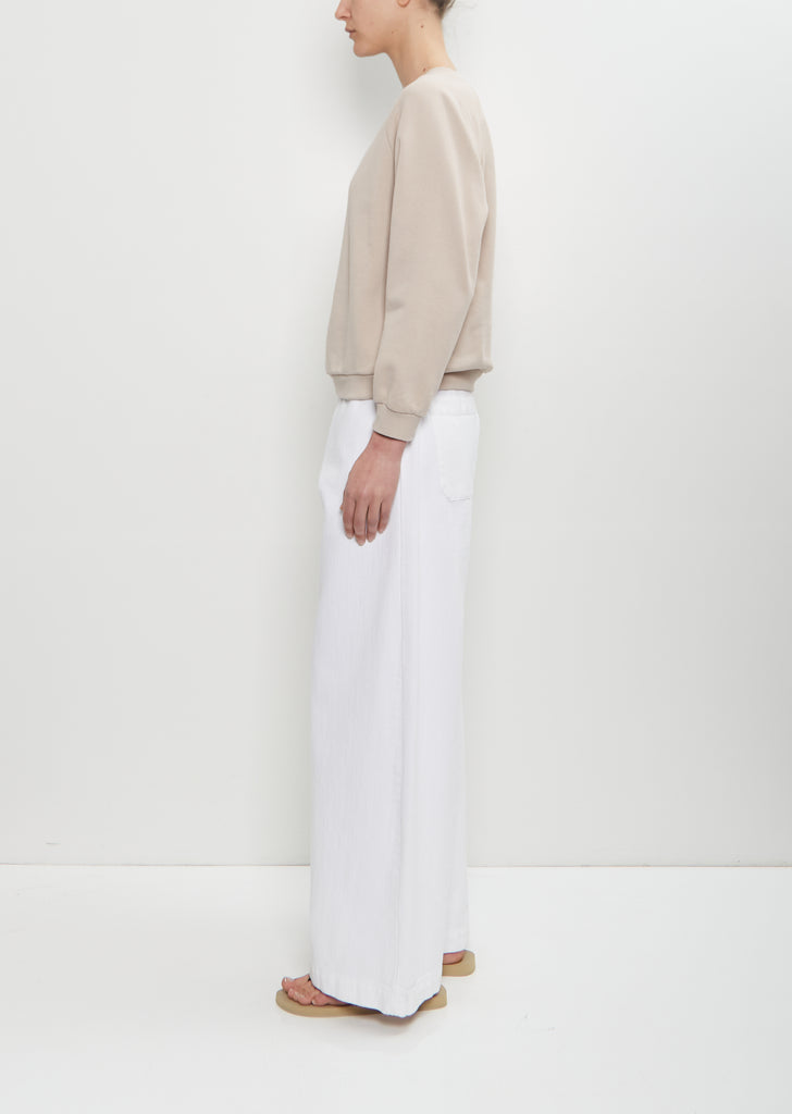 Studio Cotton Sweatshirt — Light Mauve