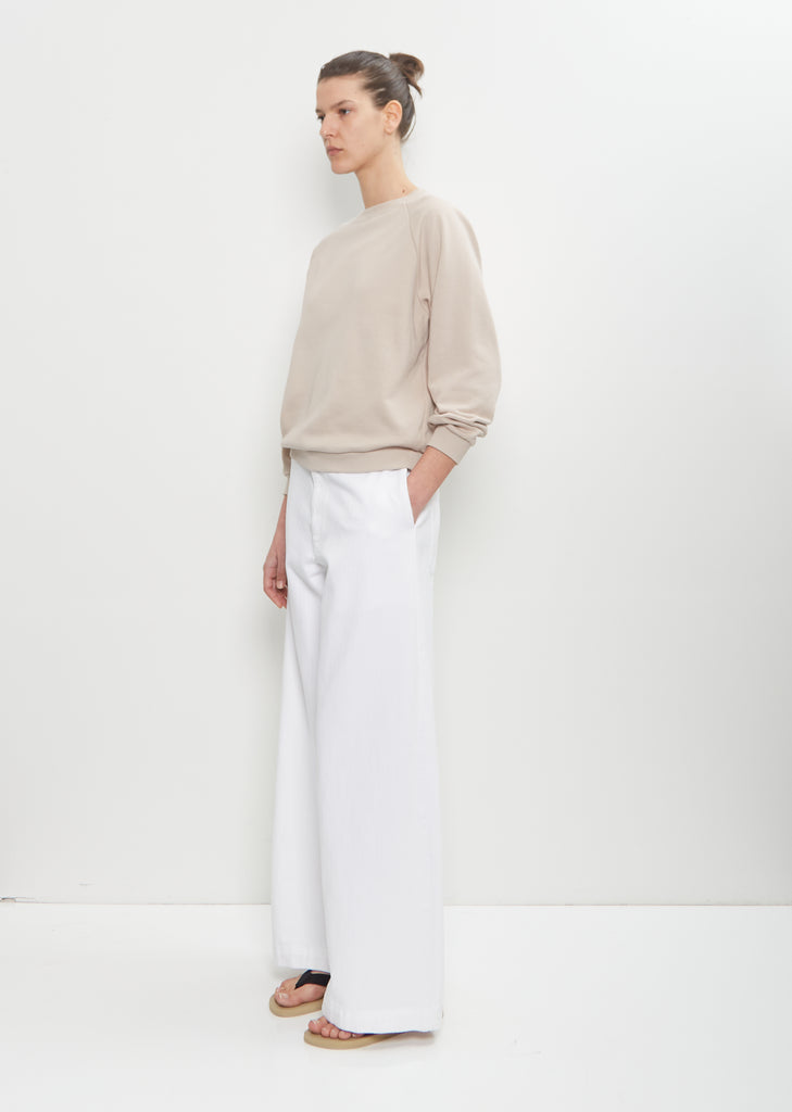 Studio Cotton Sweatshirt — Light Mauve