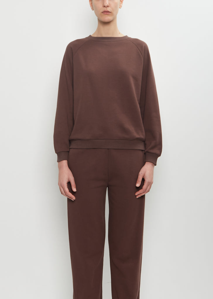 Studio Cotton Sweatshirt — Umber