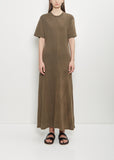 Organic Cotton Sunbleached Draped Dress