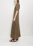 Organic Cotton Sunbleached Draped Dress
