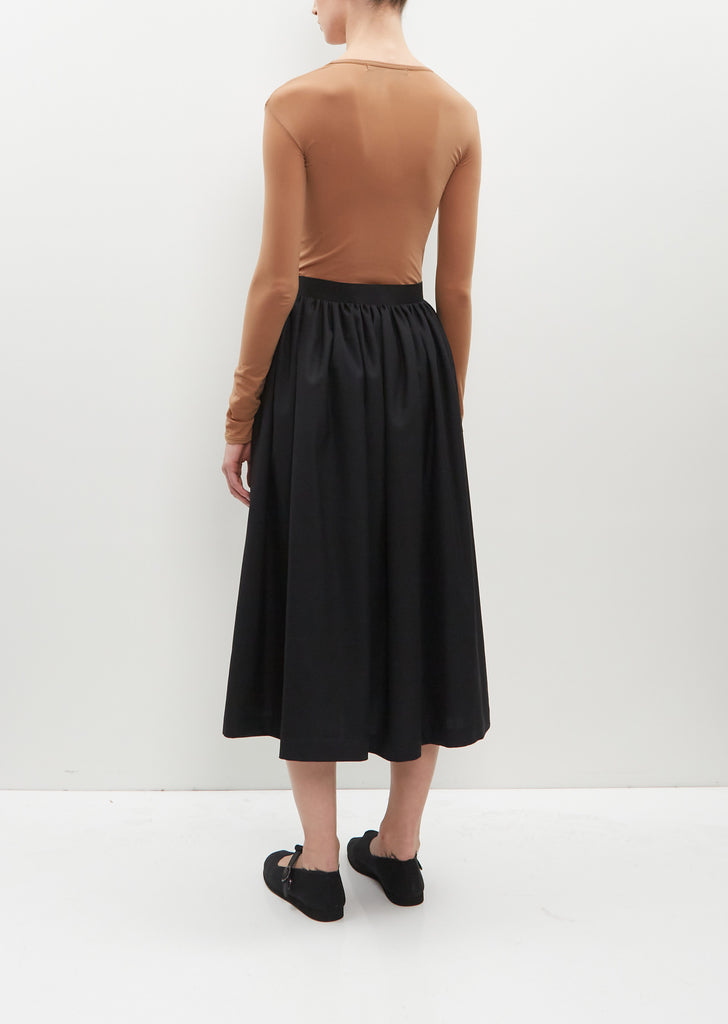 Tropical Wool Skirt